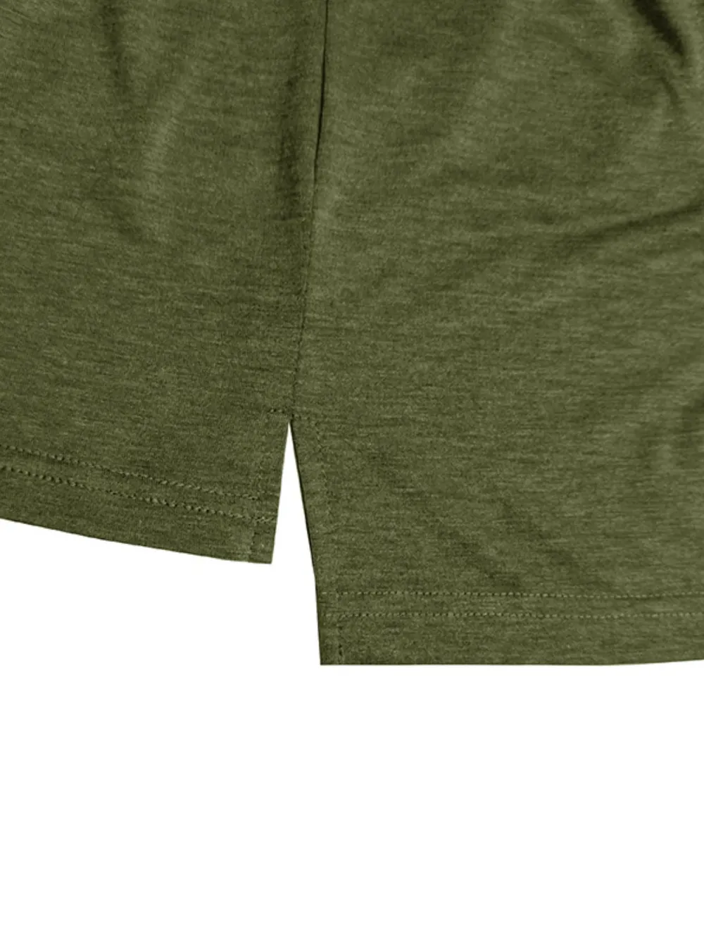 Men's Short Sleeve Henley Button Top, image 6