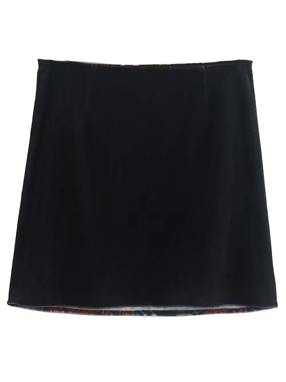 Printed Zip Mini Skirt, image 2
