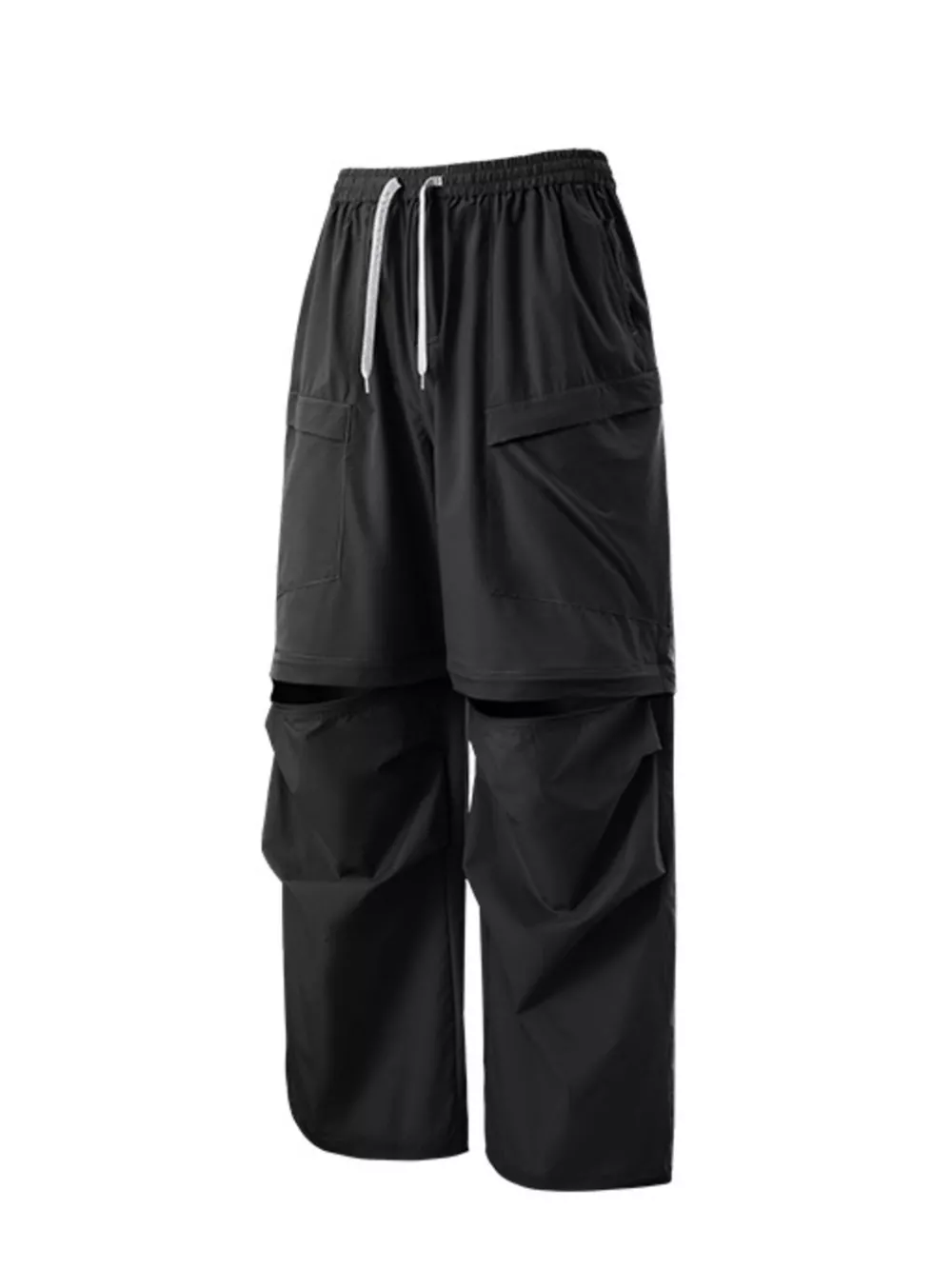 Men's Cargo Pants with Drawstring Waist