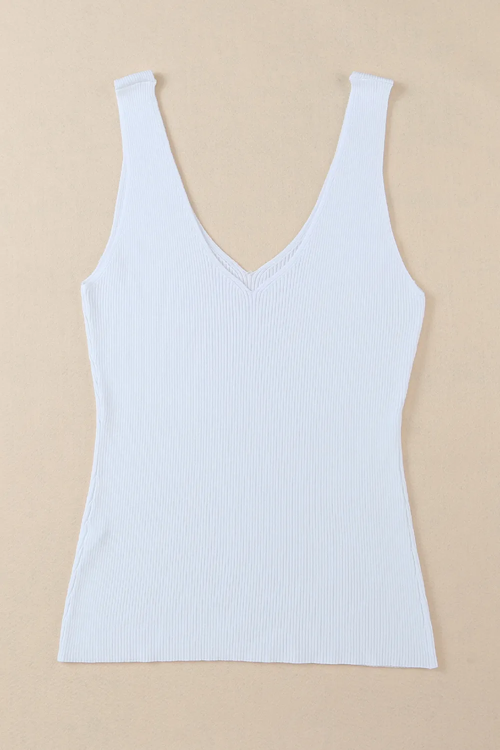 V-Neck Wide Strap Tank, image 6