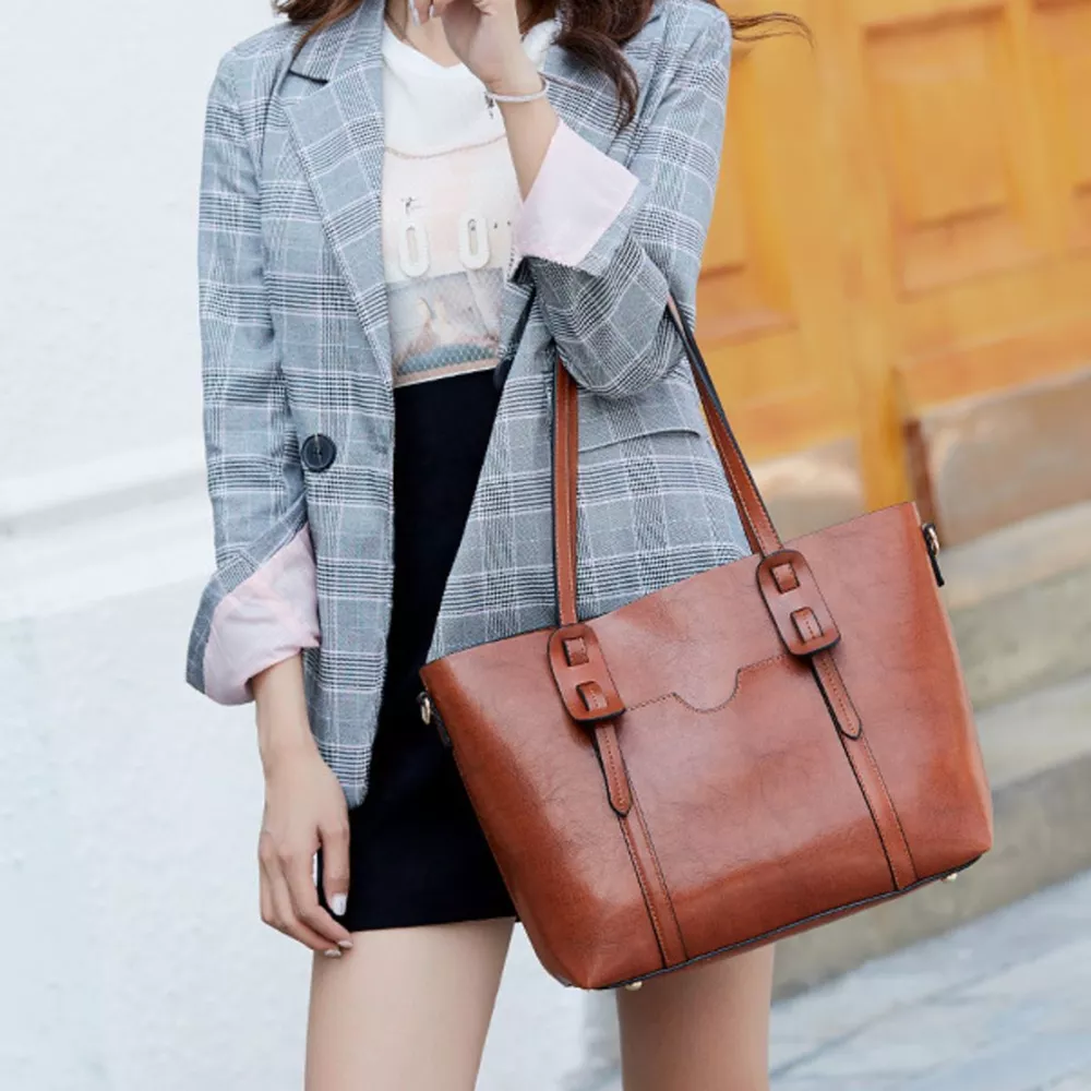 PU Leather Tote Bag, image 6