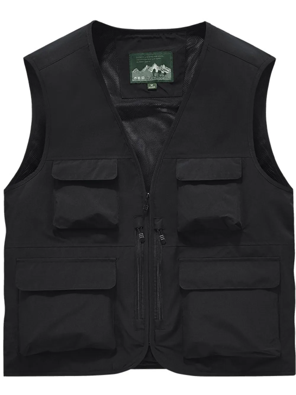 Men's Full Size Zip Up Vest Plus Size, image 4