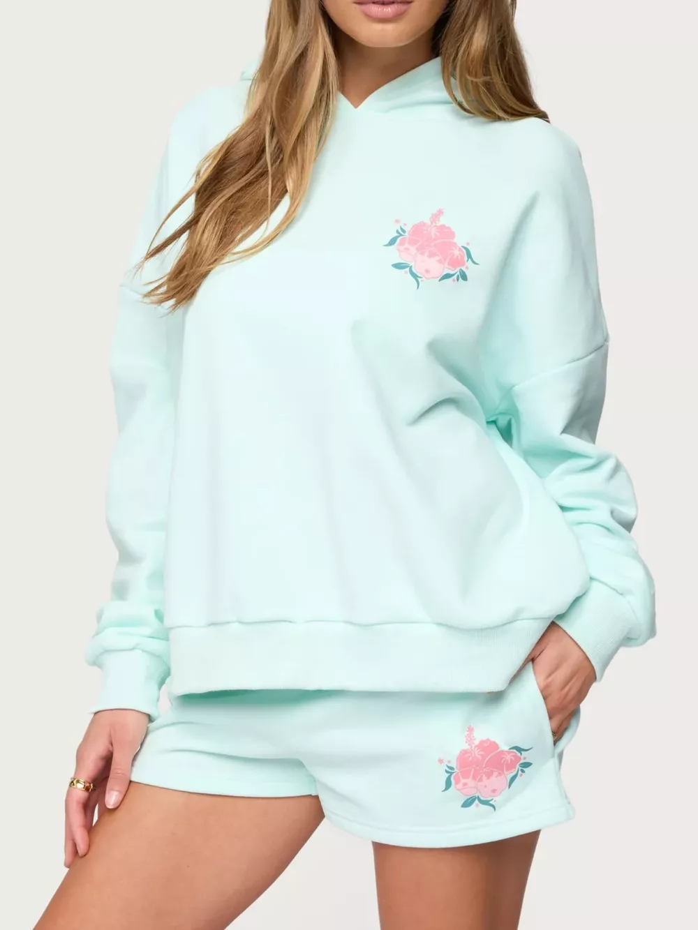 Drop Shoulder Graphic Hoodie with Kangaroo Pocket, image 14