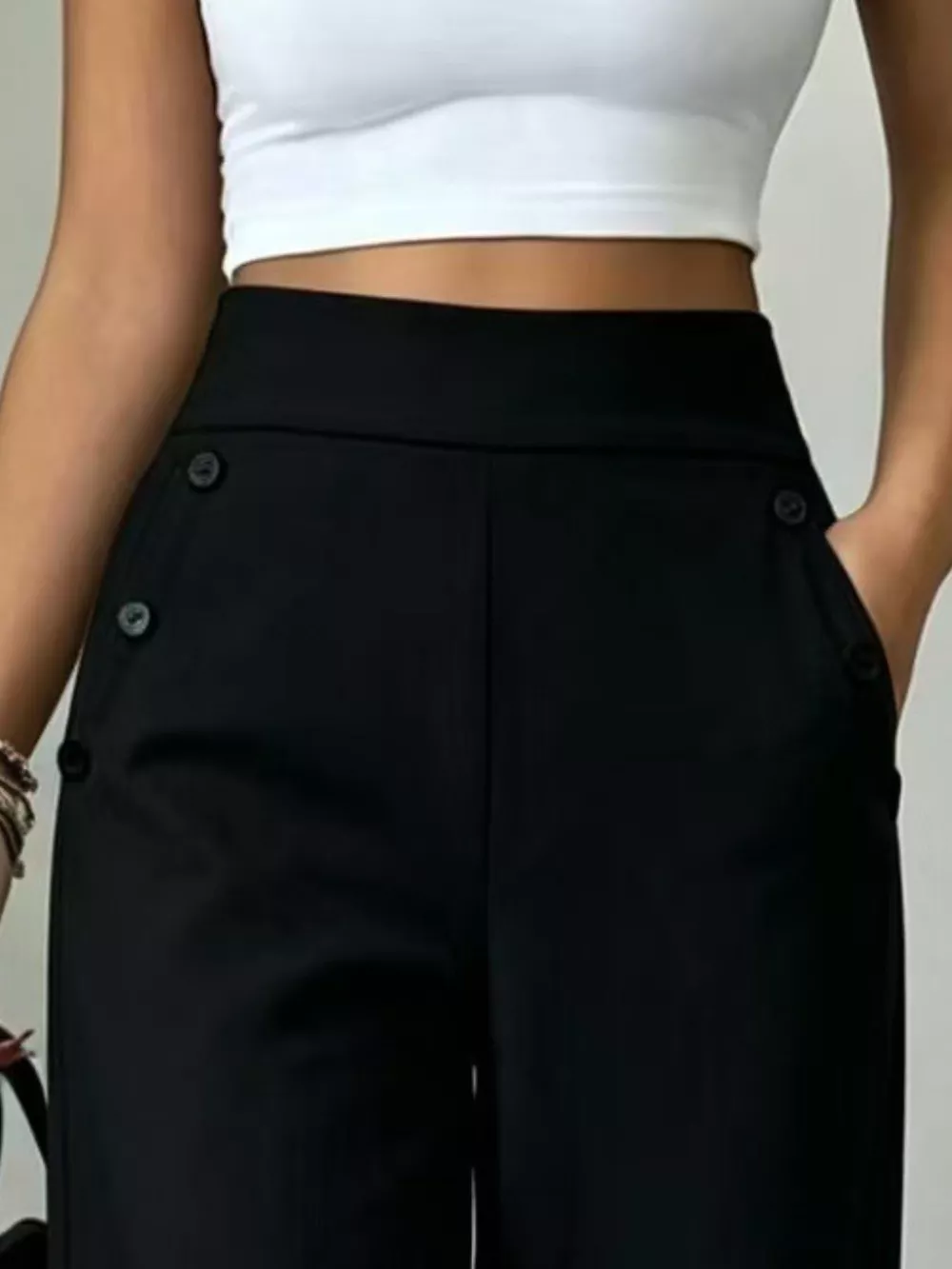 High-Waisted Wide-Leg Pants, image 6