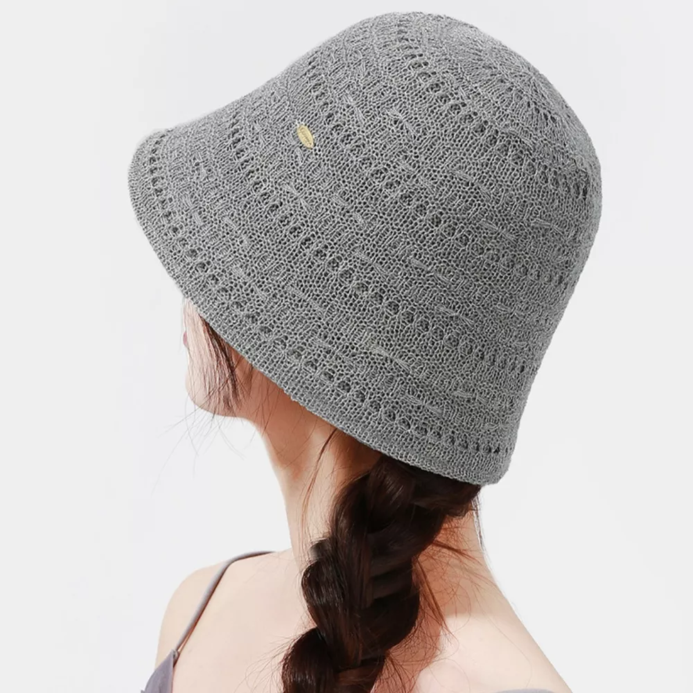 Breathable Knitted Bucket Hat, image 9