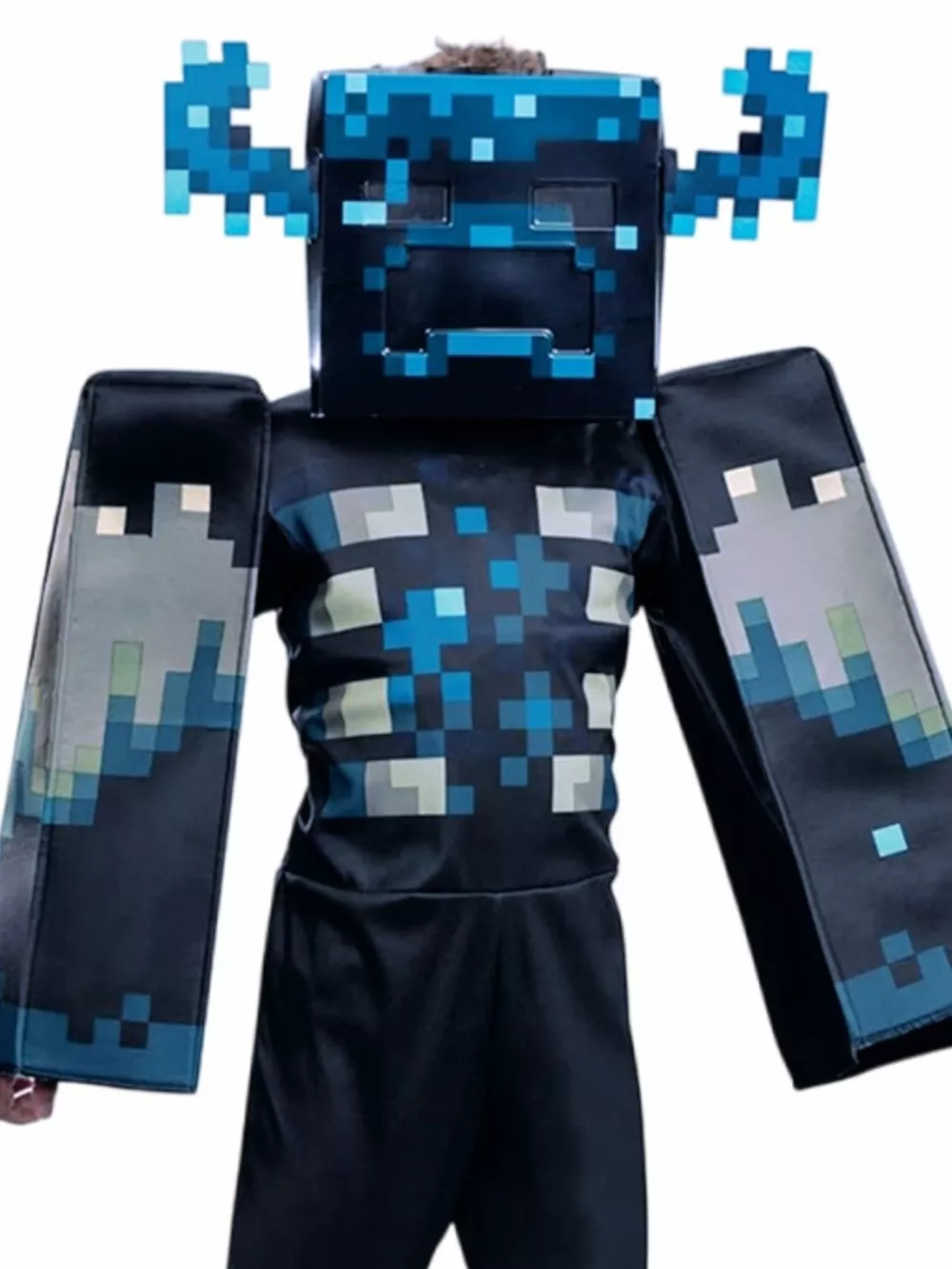 Children's Minecraft Pixelated Print Costume Set, image 17