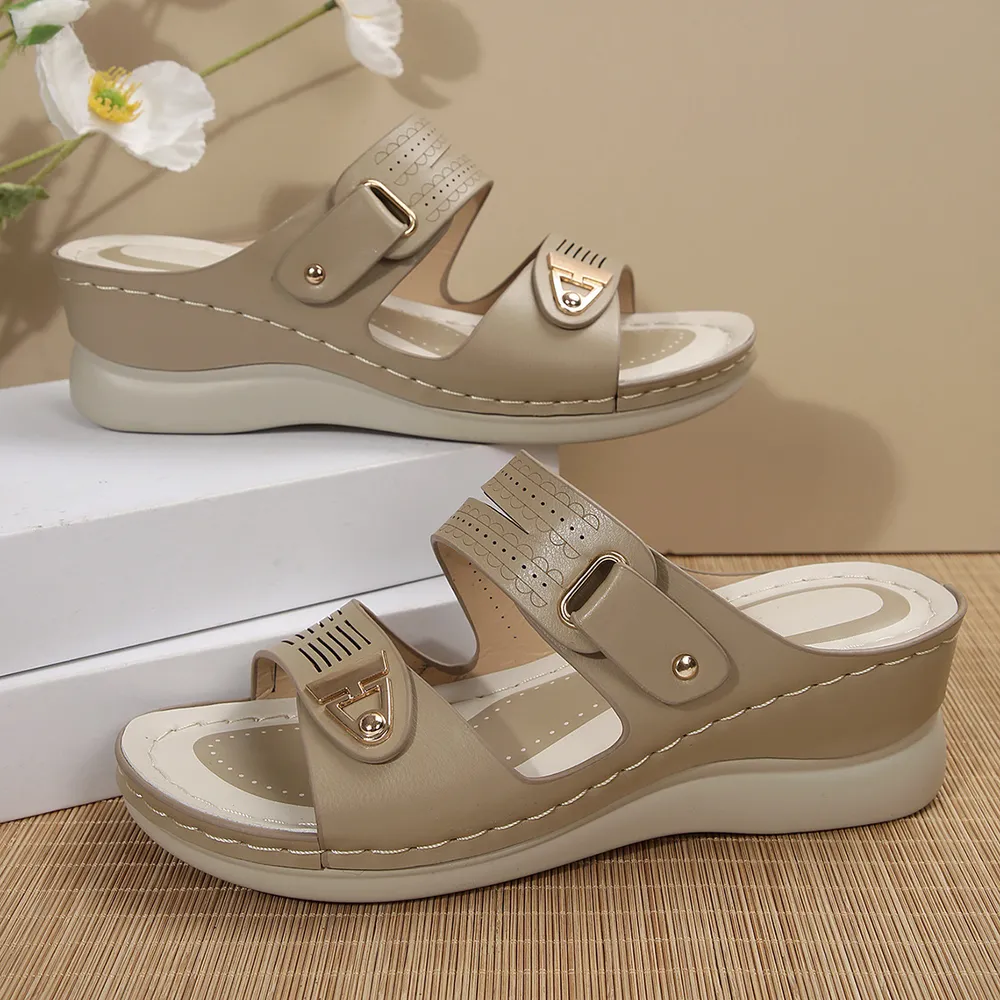 Open Toe Wedge Sandals, image 9