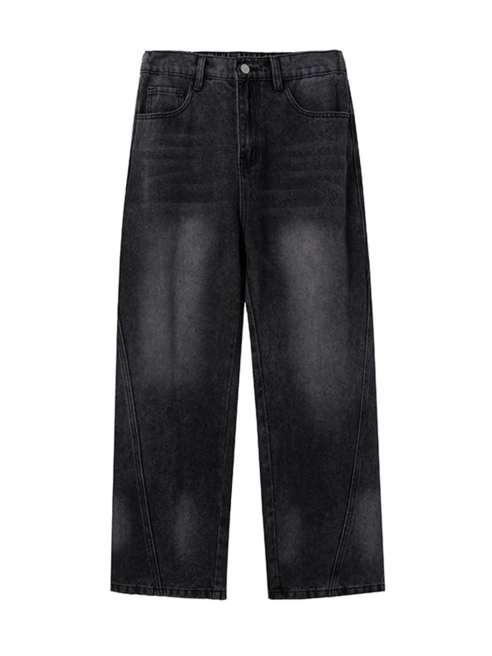 Men's Plus Size Wide Leg Jeans, image 7