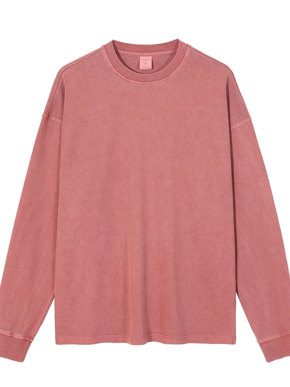 Men's Oversized Long Sleeve Casual T-Shirt, image 10