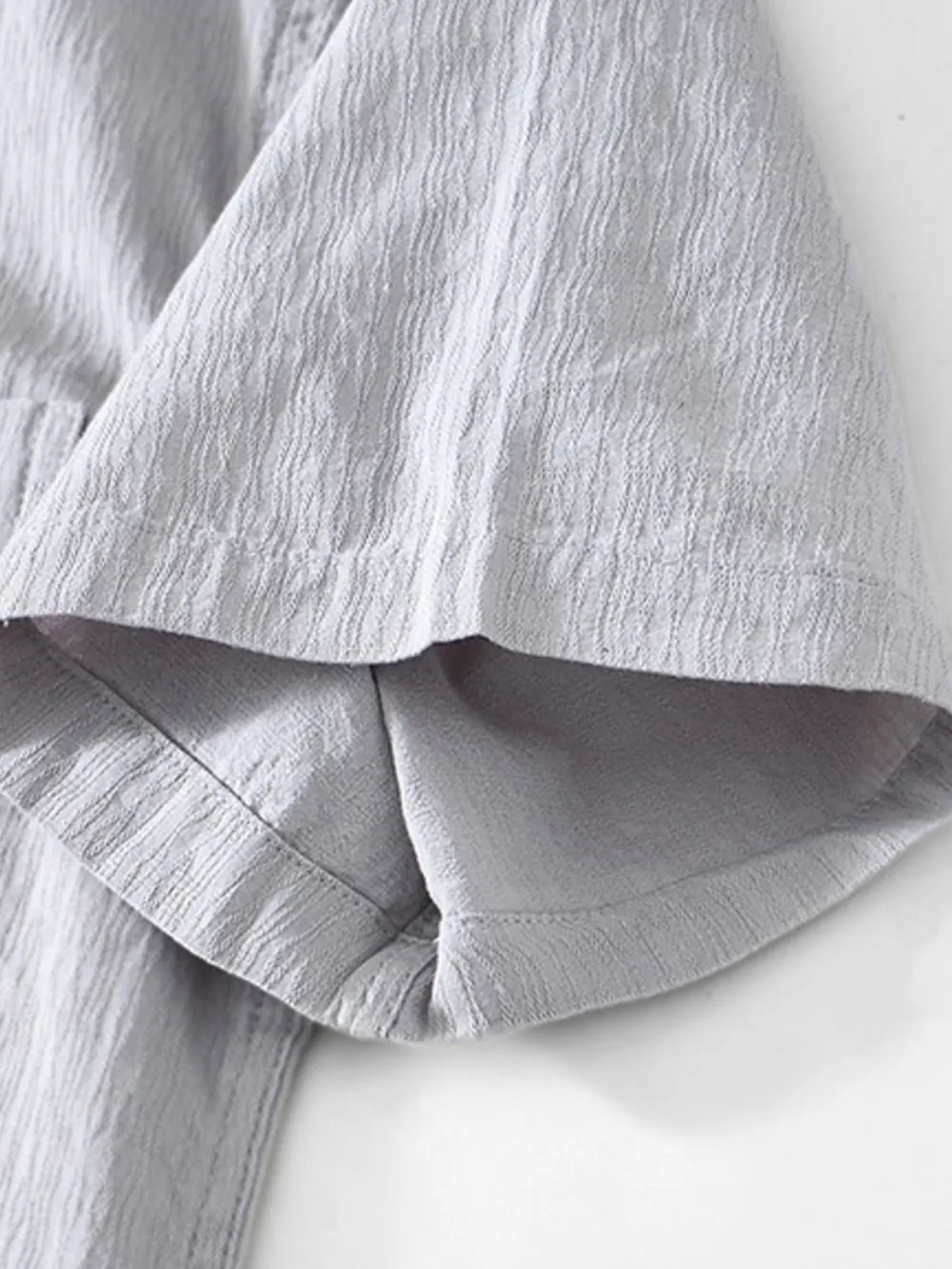 Men's Button Up Short Sleeve Shirt, image 7