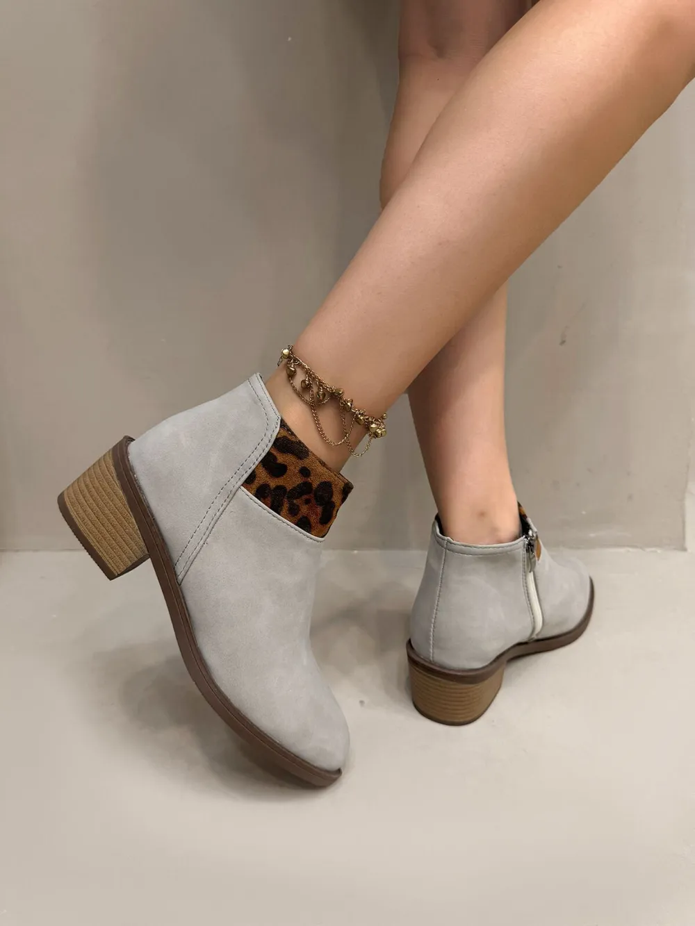 Leopard Block Heels Boots, image 6