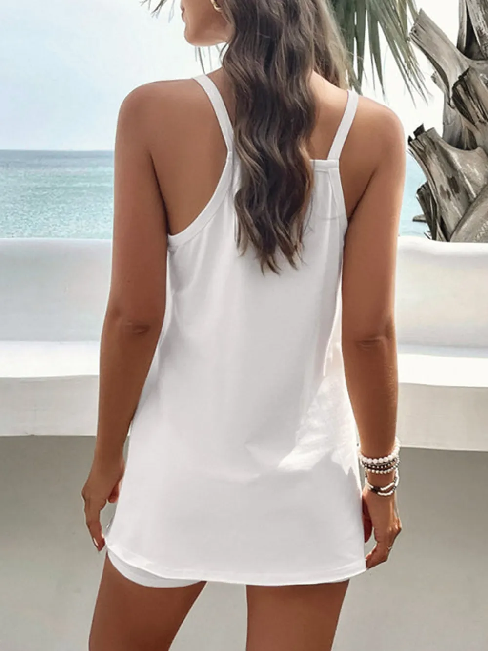 Full Size Pocketed Cami and Shorts Set, image 24