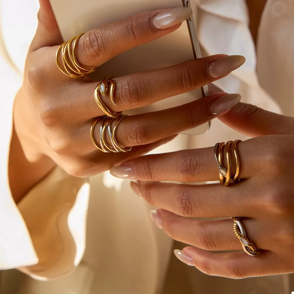 Two-Tone Open Ring, image 9