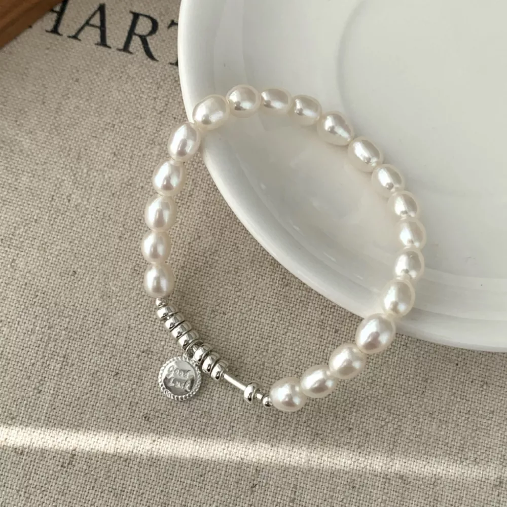 Pearl 925 Sterling Silver Bracelet, image 4