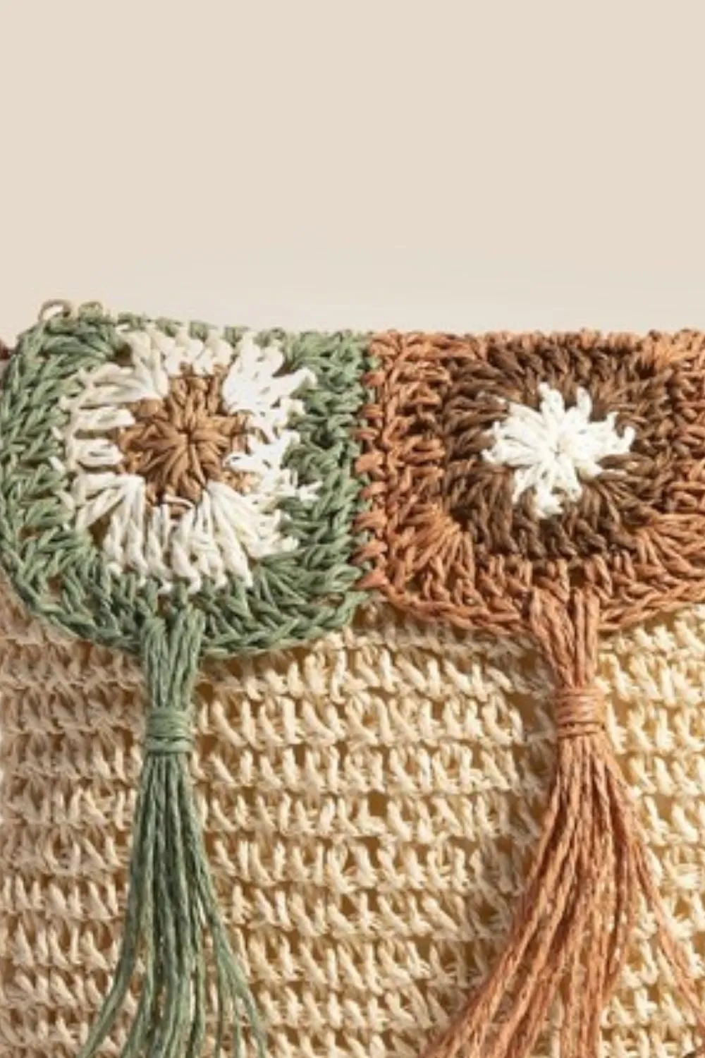 Fame Intricate Tassel Braided Crossbody Bag, image 3