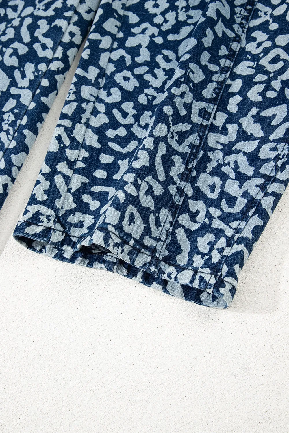 Leopard Print Wide Leg Jeans, image 10
