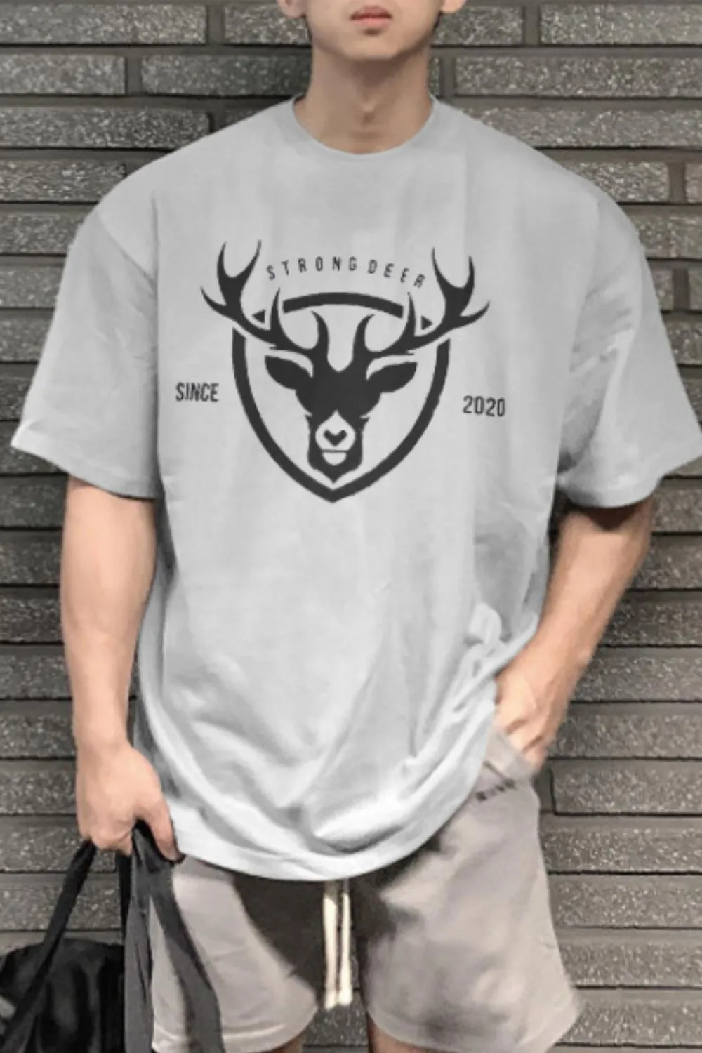 Men's Plus Size Graphic Round Neck Half Sleeve T-Shirt, image 4