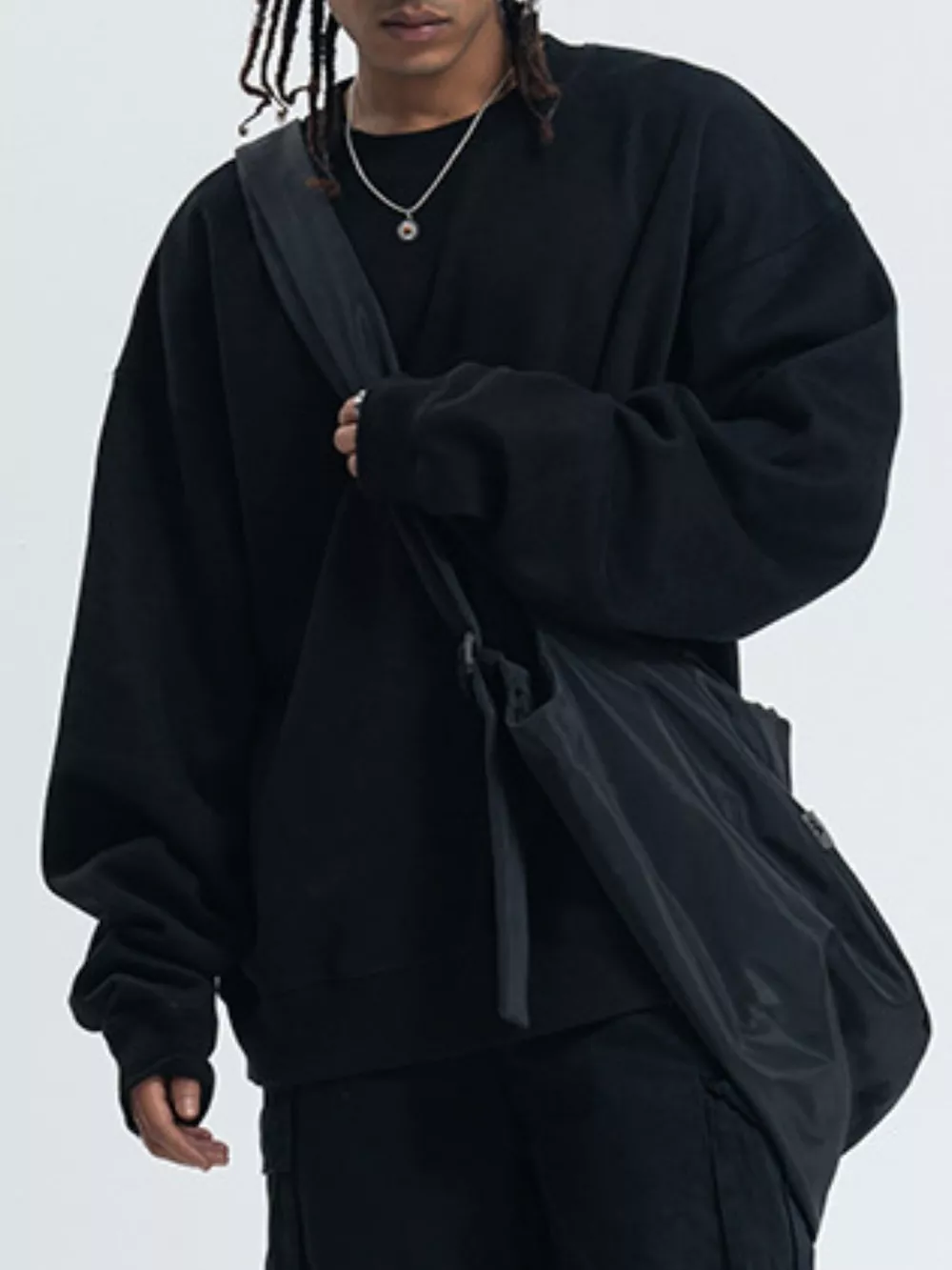 Men's Round Neck Long Sleeve Sweatshirt, image 3