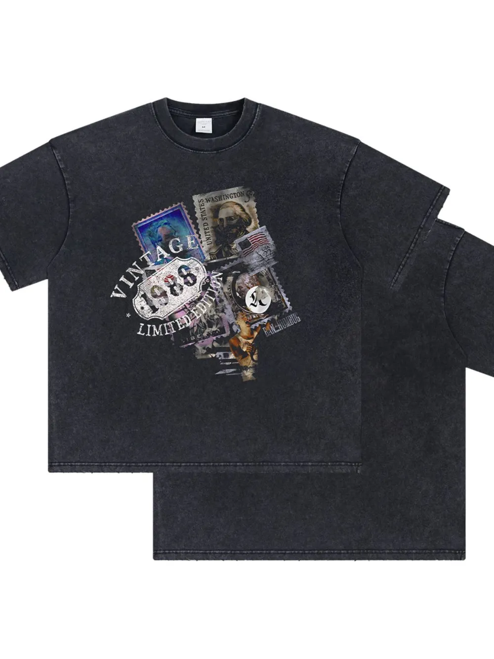 Men's Graphic Round Neck Half Sleeve T-Shirt, image 5