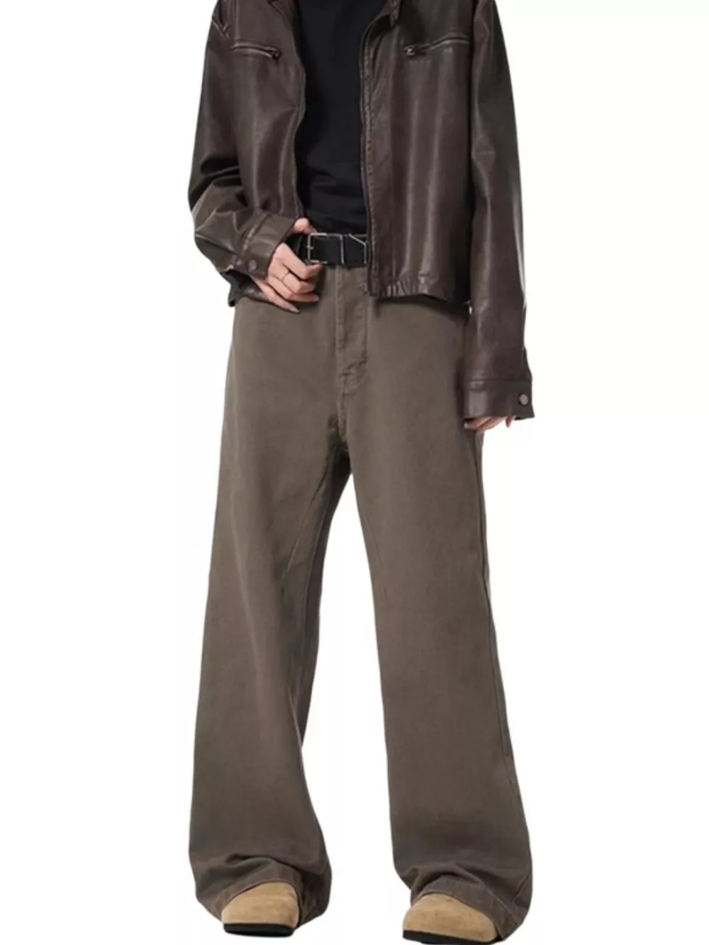 Men's Full Size Wide Leg Jeans Plus Size, image 3
