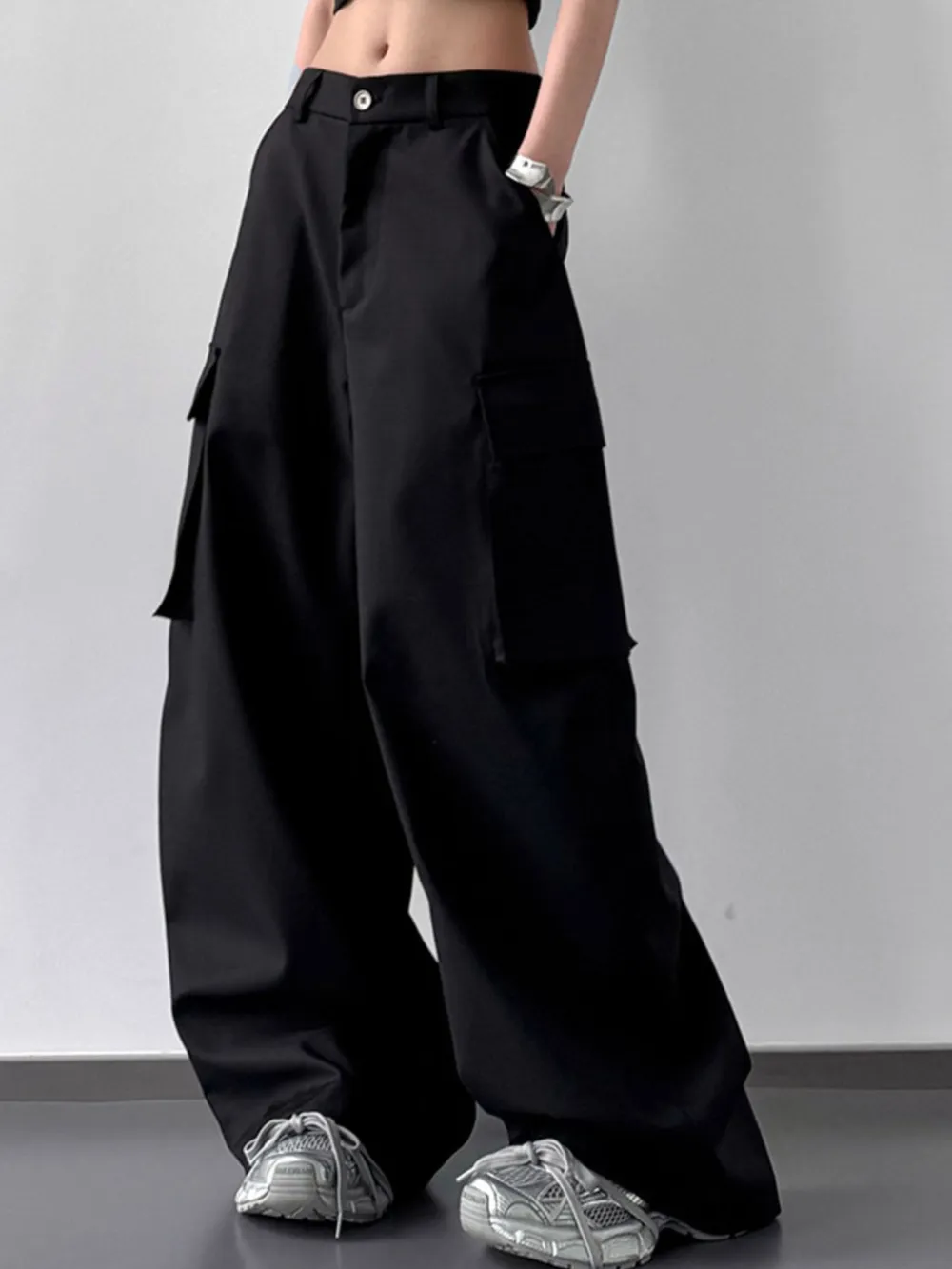 Wide Leg Cargo Pants, image 2