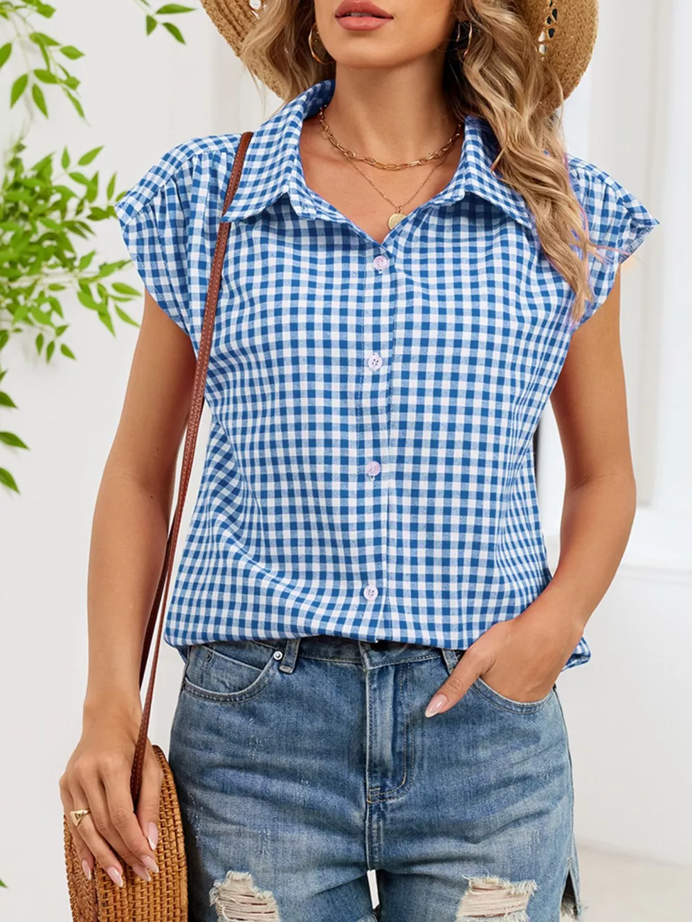 Gingham Button-Down Shirt, image 27
