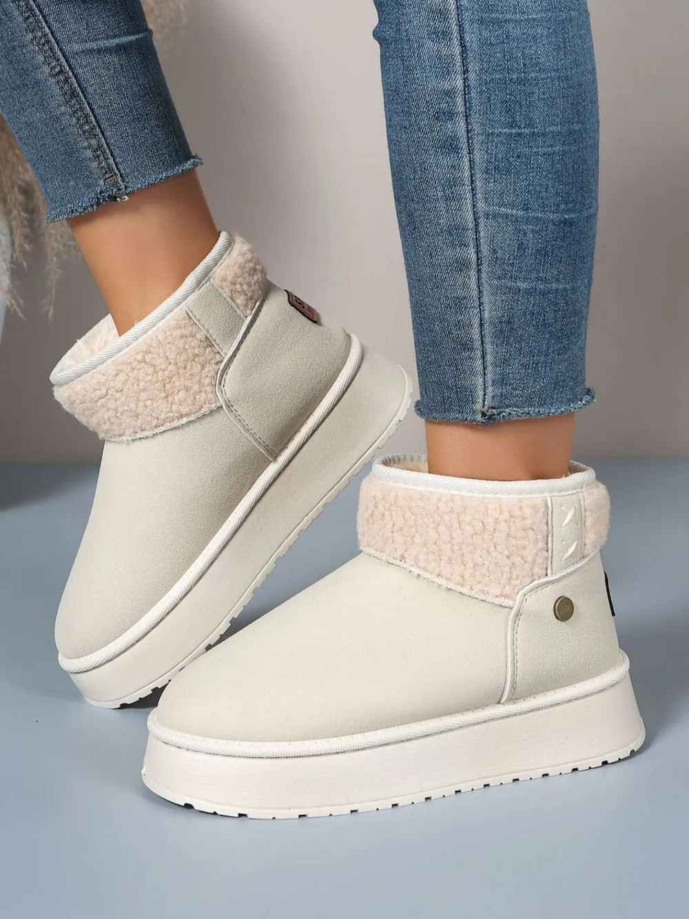 Platform Sherpa Lined Winter Boots, image 2
