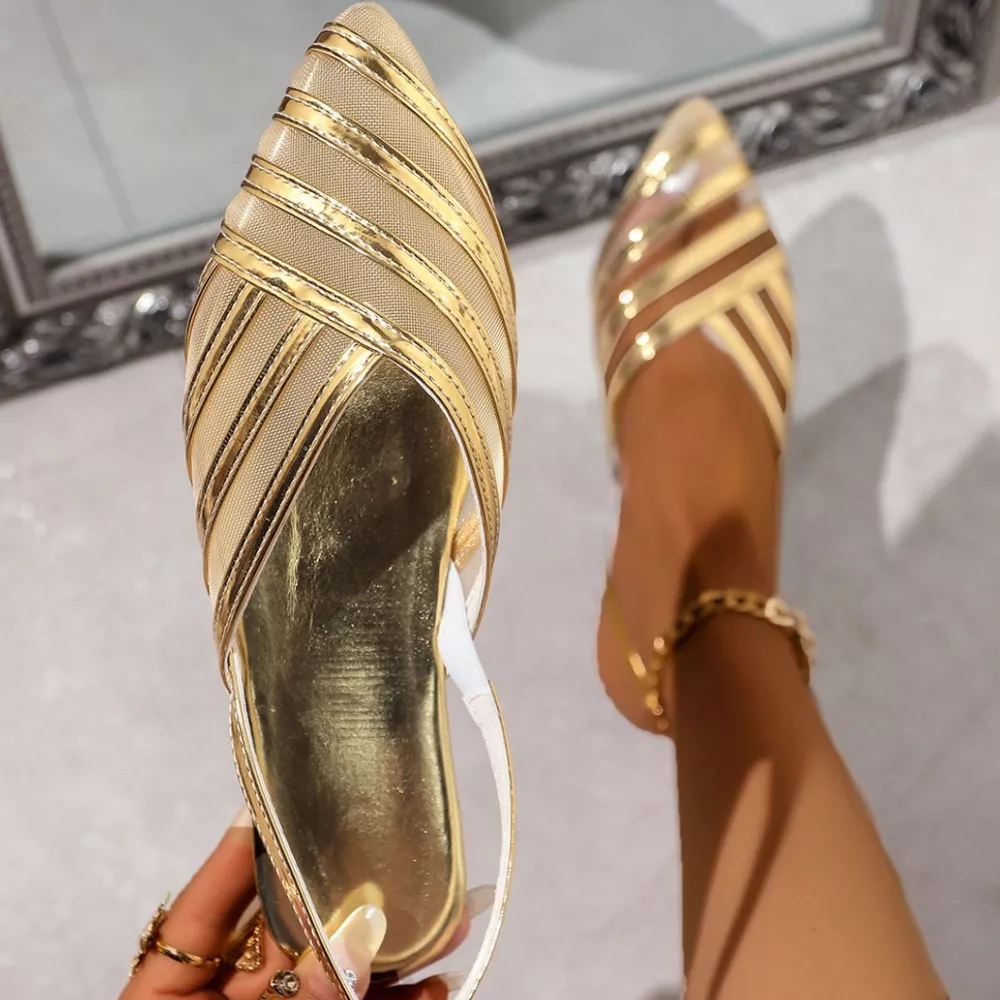 Point Toe Slingback Sandals, image 7