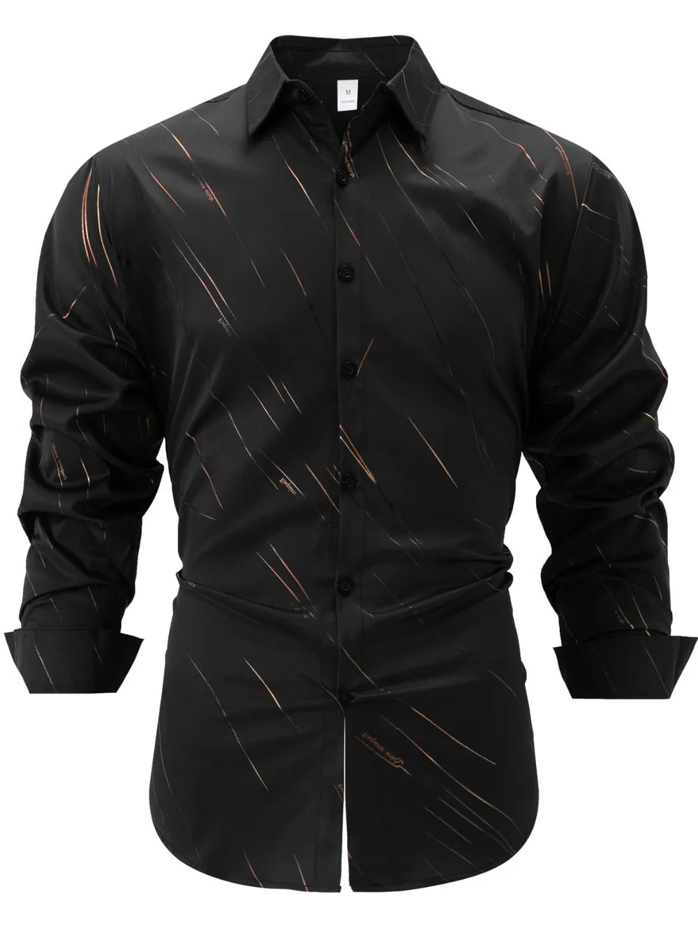 Men's Full Size Button Up Long Sleeve Shirt Plus Size, image 6