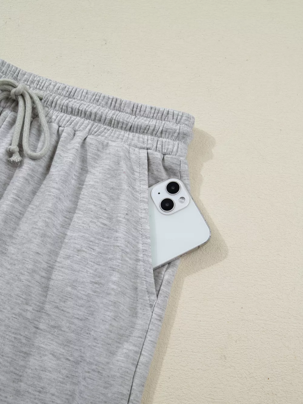 Polo Collar Short Sleeve Top and Shorts Set, image 10