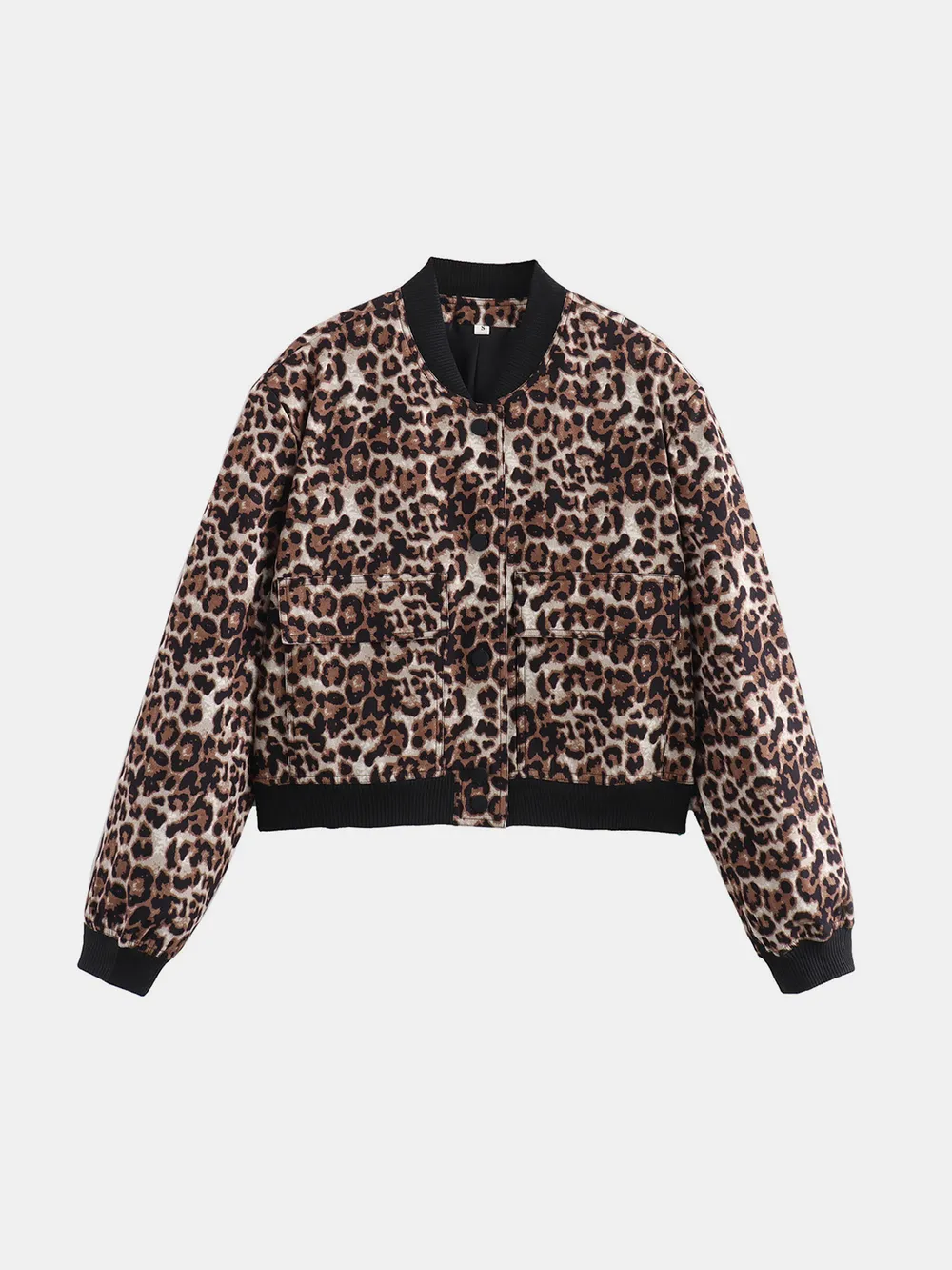 Pocketed Snap Down Baseball Collar Jacket, image 21