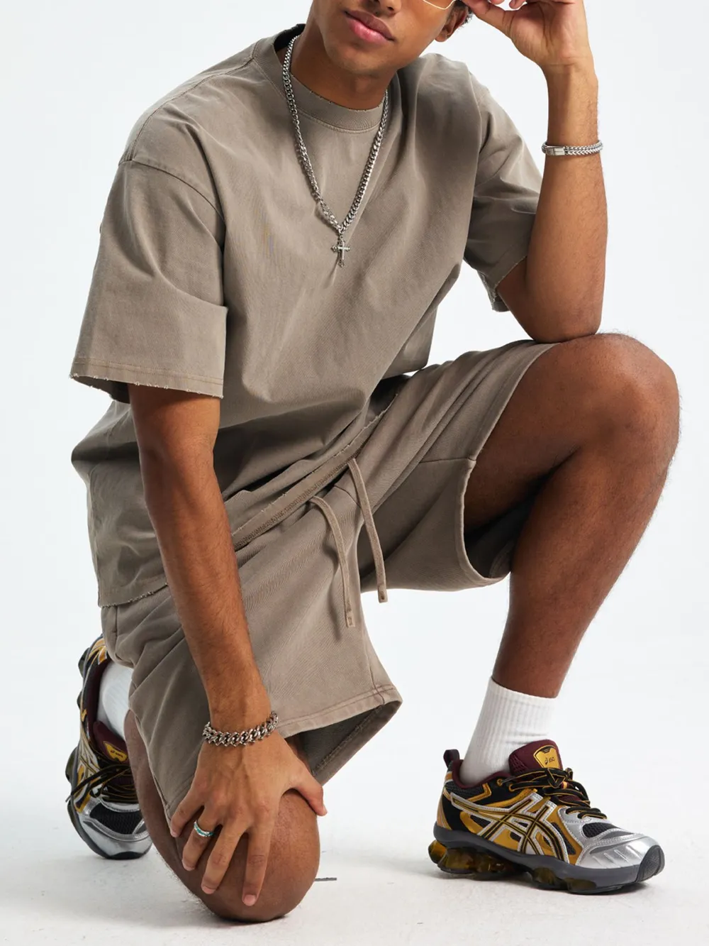 Men's Casual Oversized Cotton T-Shirt, image 2
