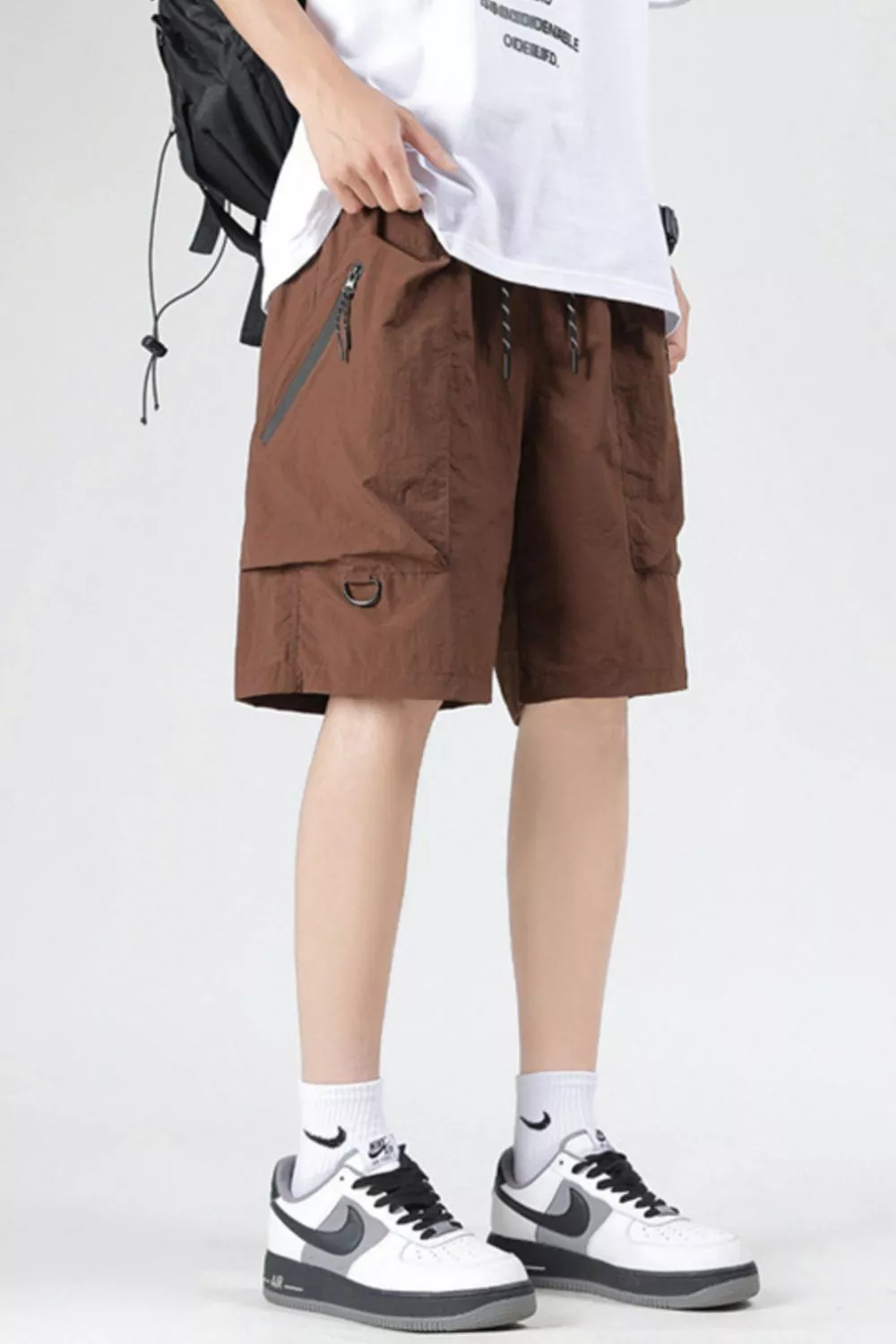 Men's Plus Size Cargo Pocket Relaxed Fit Shorts, image 3