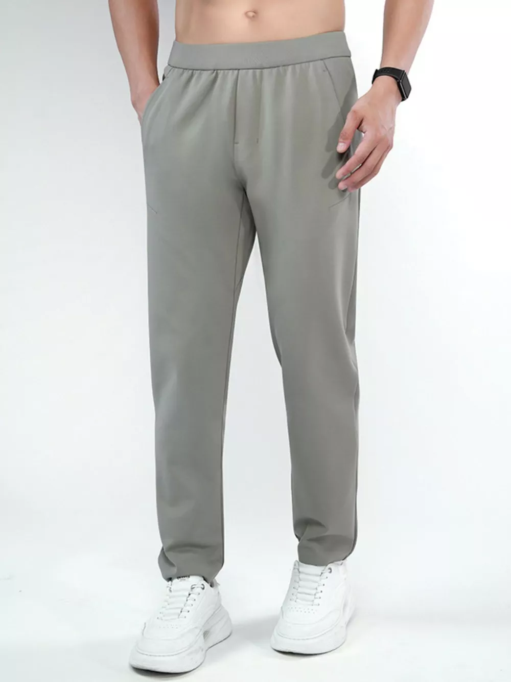 Men's Plus Size Slim-Fit Stretch Pants, image 6