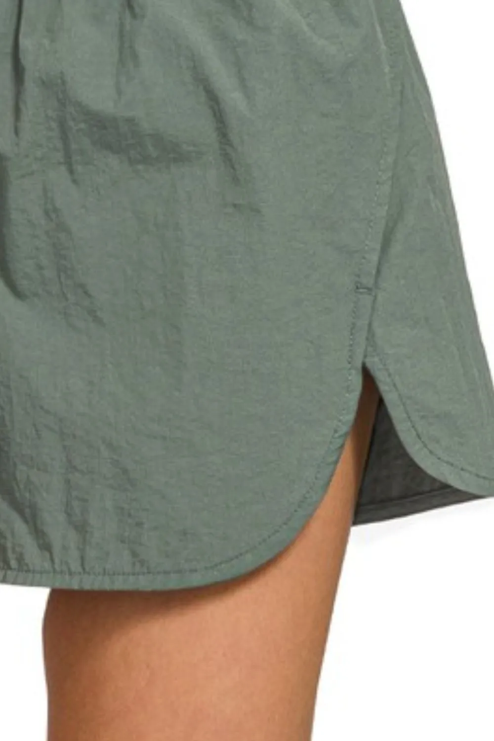 Windbreaker Smocked Waistband Running Shorts, image 3