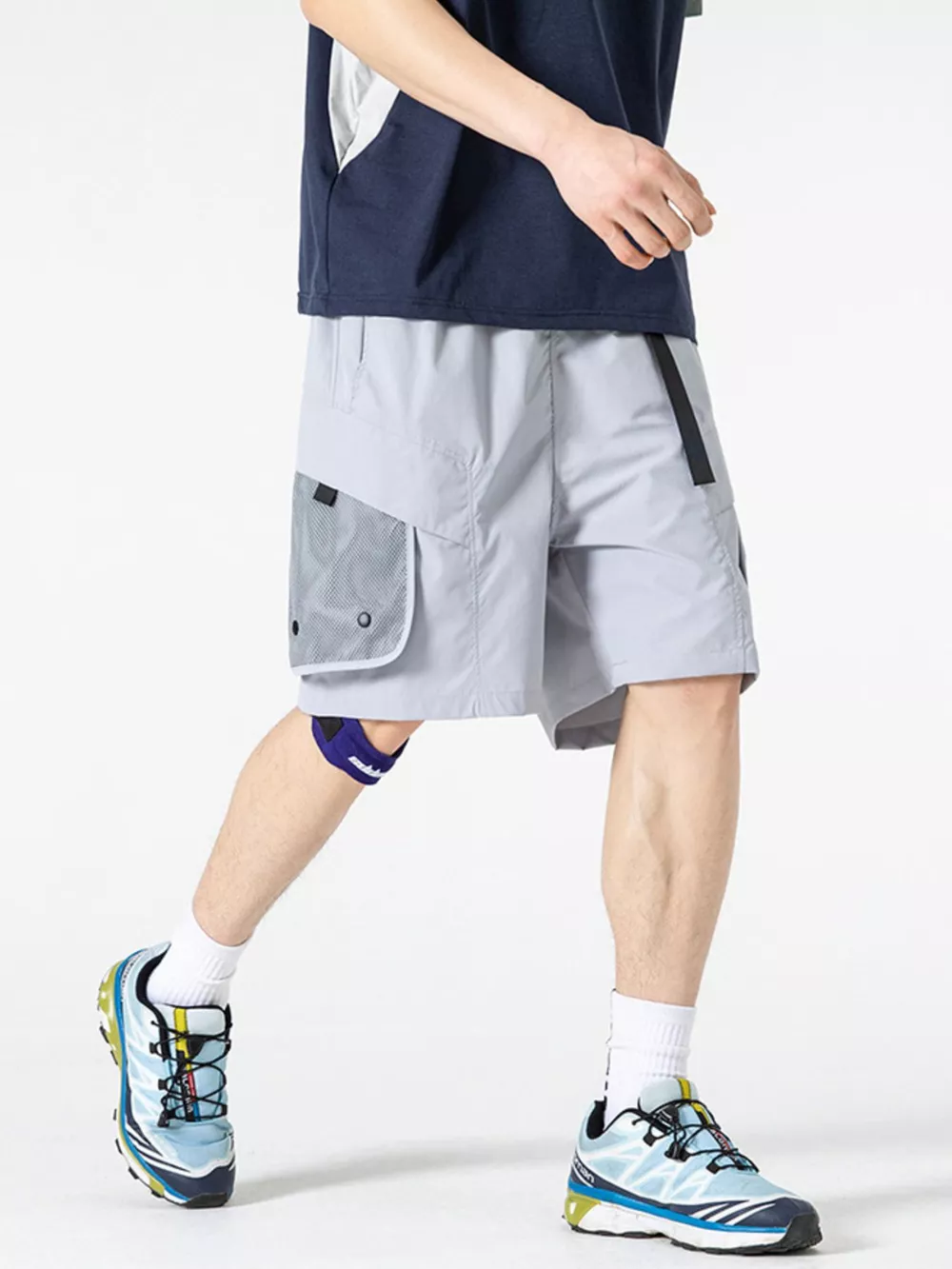 Men's Multi-Pocket Quick-Dry Cargo Shorts, image 2