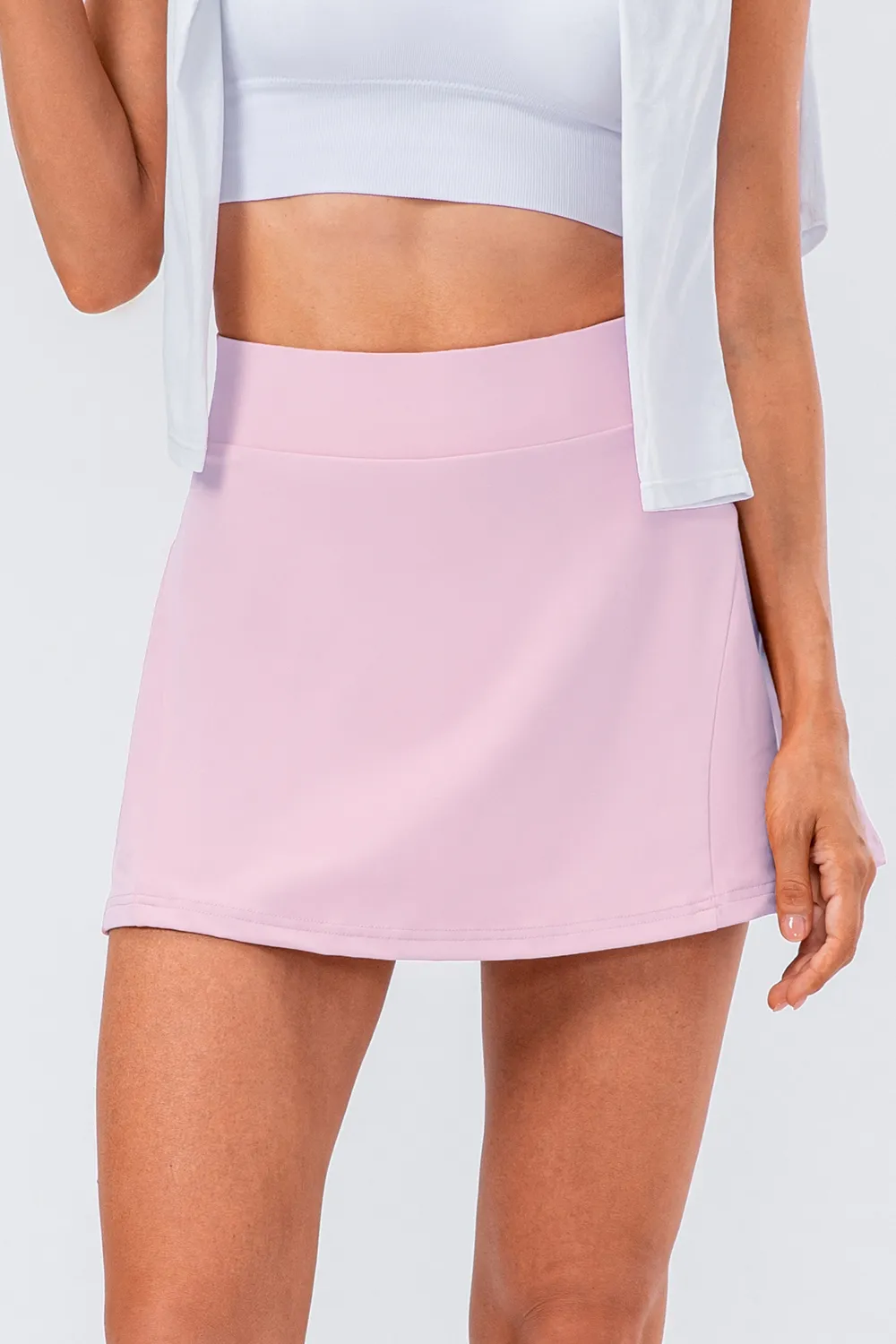 High Waist Pleated Active Skirt, image 22