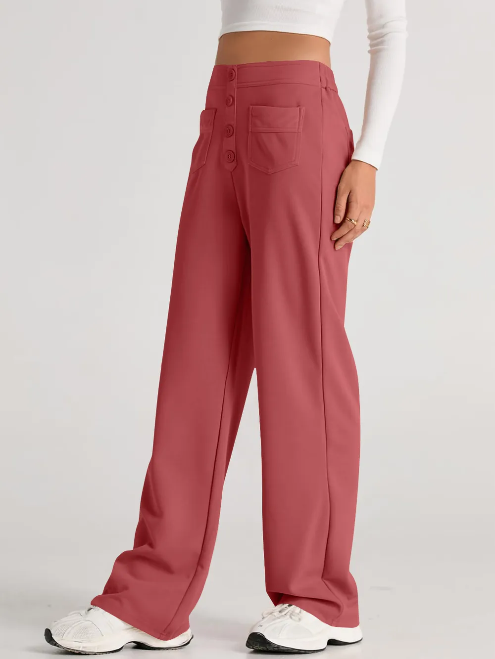 High Waist Wide Leg Pants, image 10