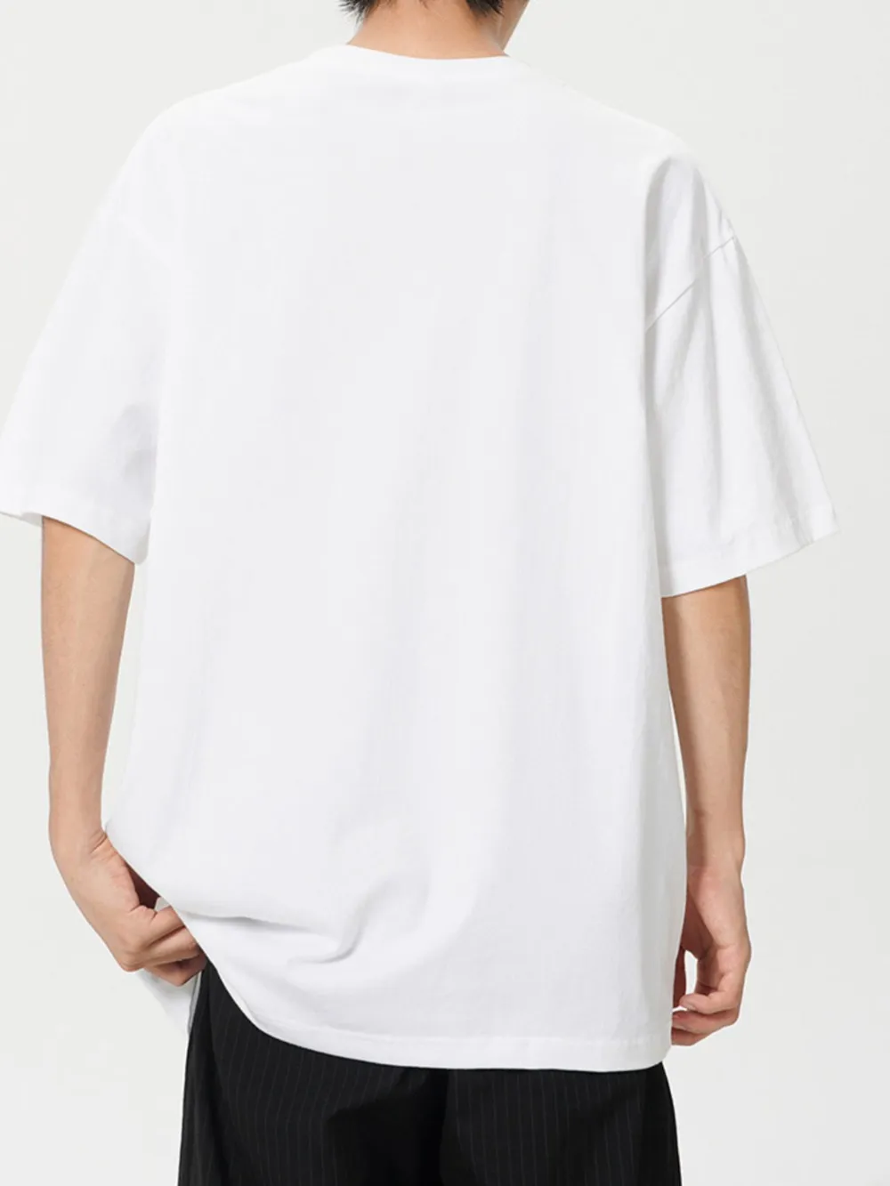 Men's Plus Size Oversized Crew Neck Short Sleeve T-Shirt, image 6