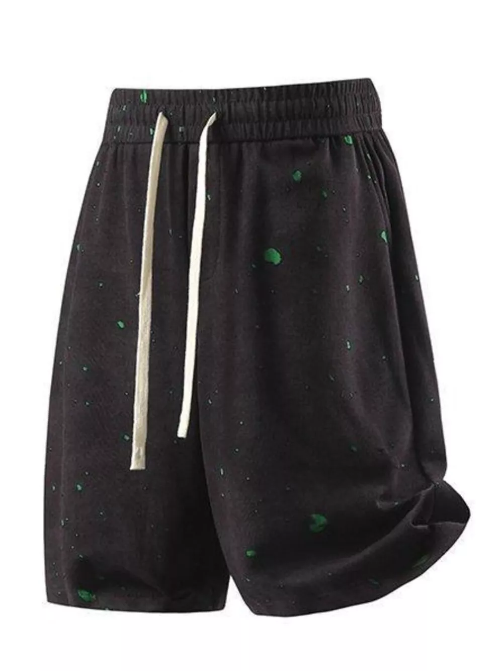 Men's Plus Size Casual Drawstring Elastic Waist Shorts