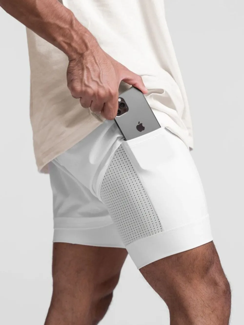 Men's Drawstring Active Shorts, image 7