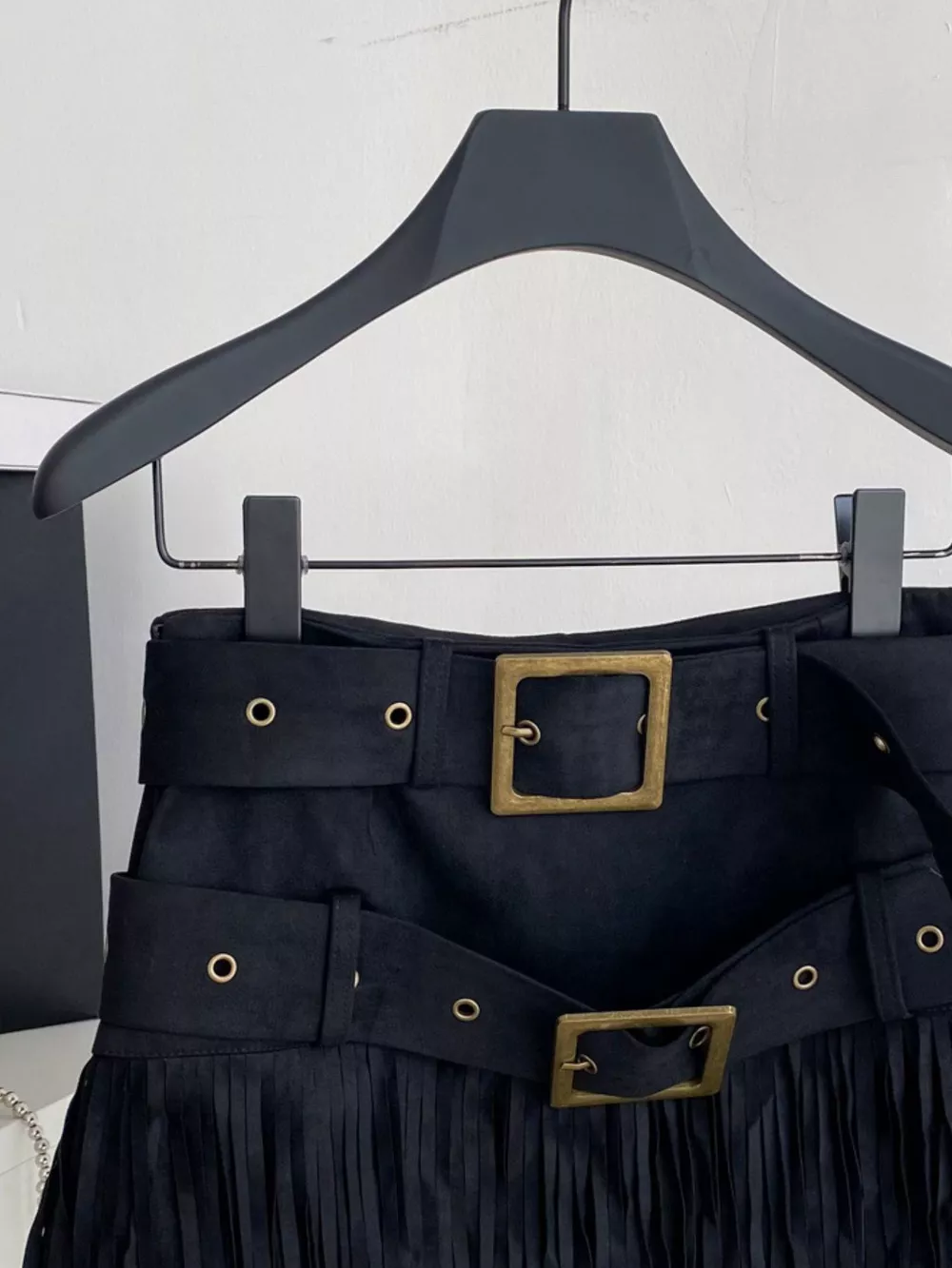 Fringe Belted Mini Skirt, image 12