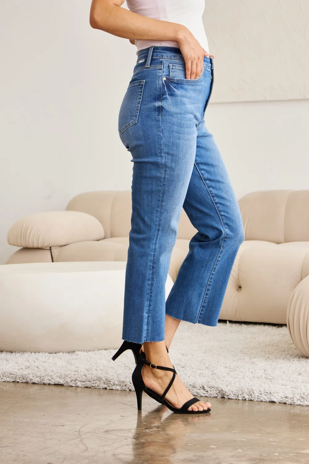 Mini Mia Full Size Tummy Control High Waist Jeans, image 12