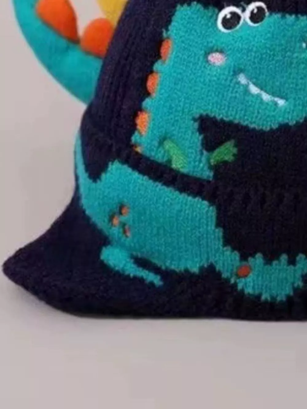 Children's Dinosaur Knitted Hat, image 11