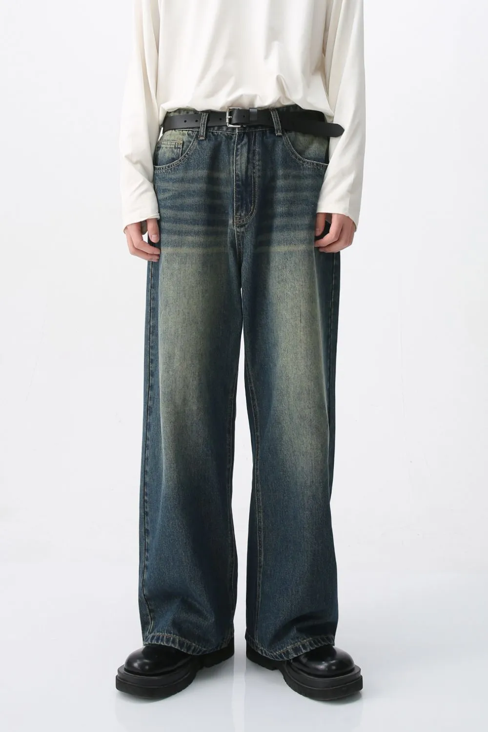 Wide Leg Jeans with Pockets, image 2