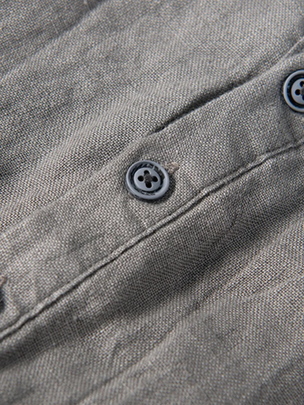 Men's Plus Size Button Detail Short Sleeve Top, image 11