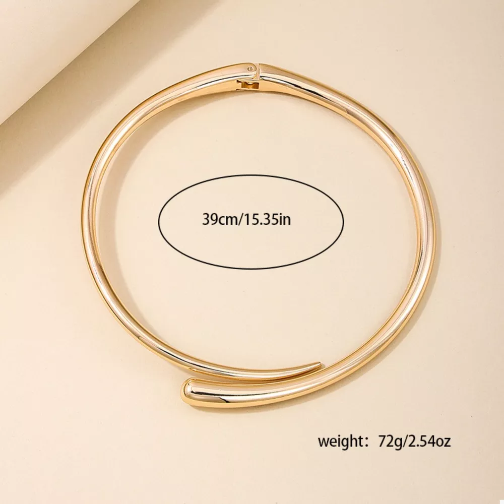 18K Gold-Plated Alloy Adjustable Necklace, image 4