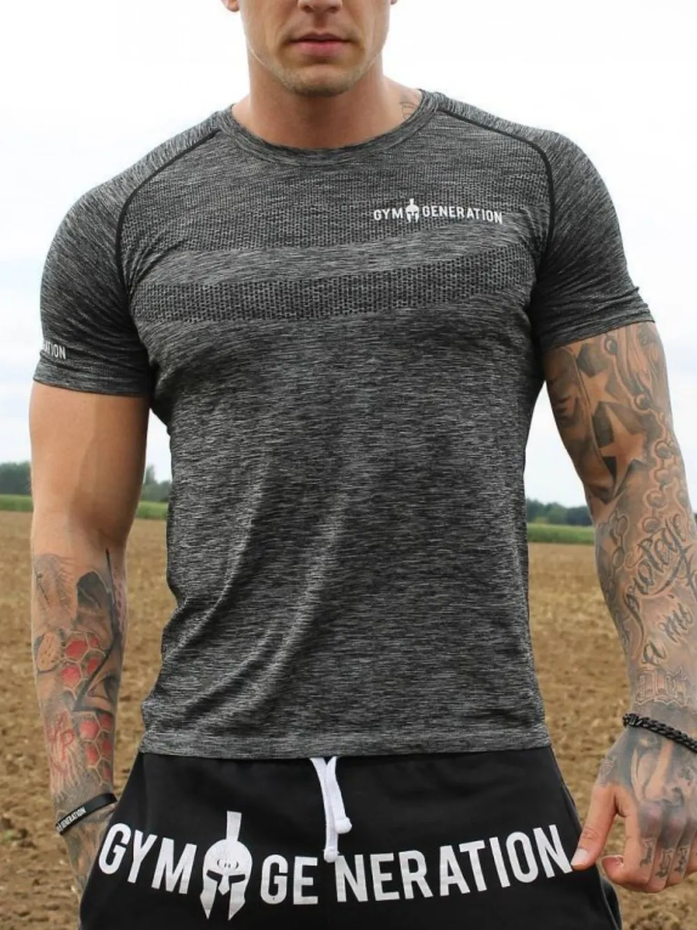 Men's Plus Size Round Neck Short Sleeve T-Shirt, image 5