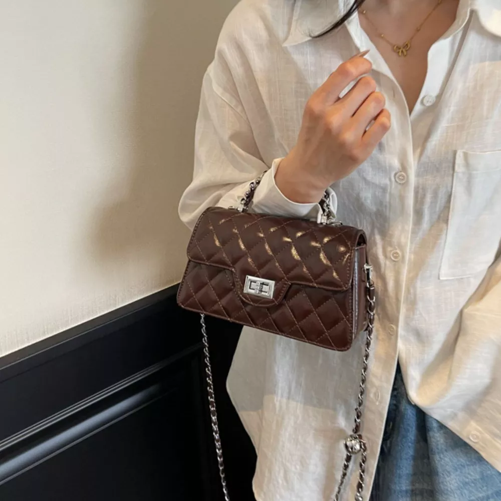 Quilted Flap Crossbody Bag, image 2