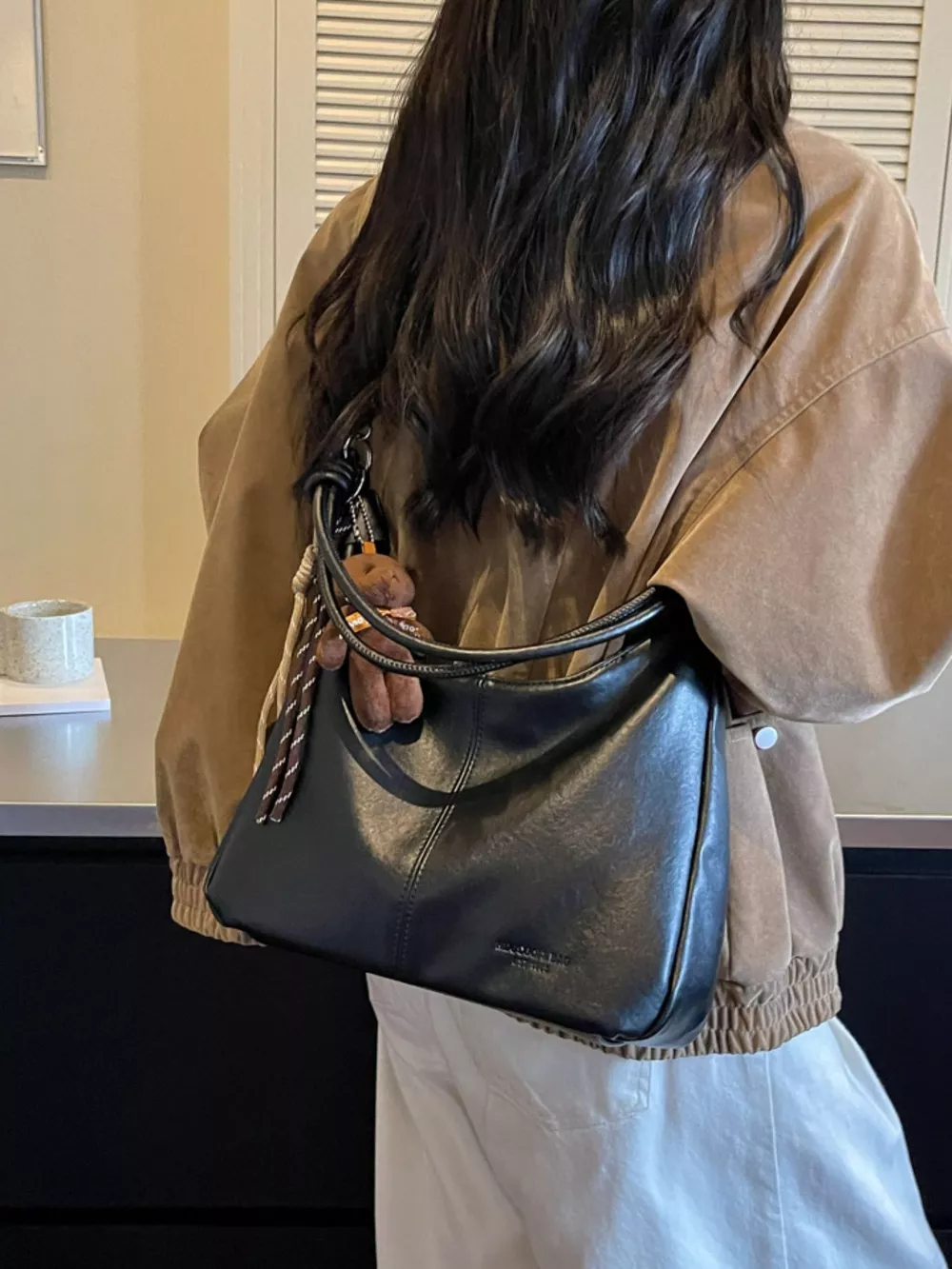 PU Leather Crossbody Bag